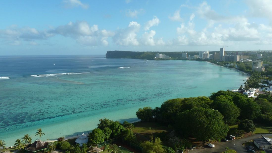 No. 24 Tumon Beach in the Mariana Islands offers "calm sheltered waters to swim and play."