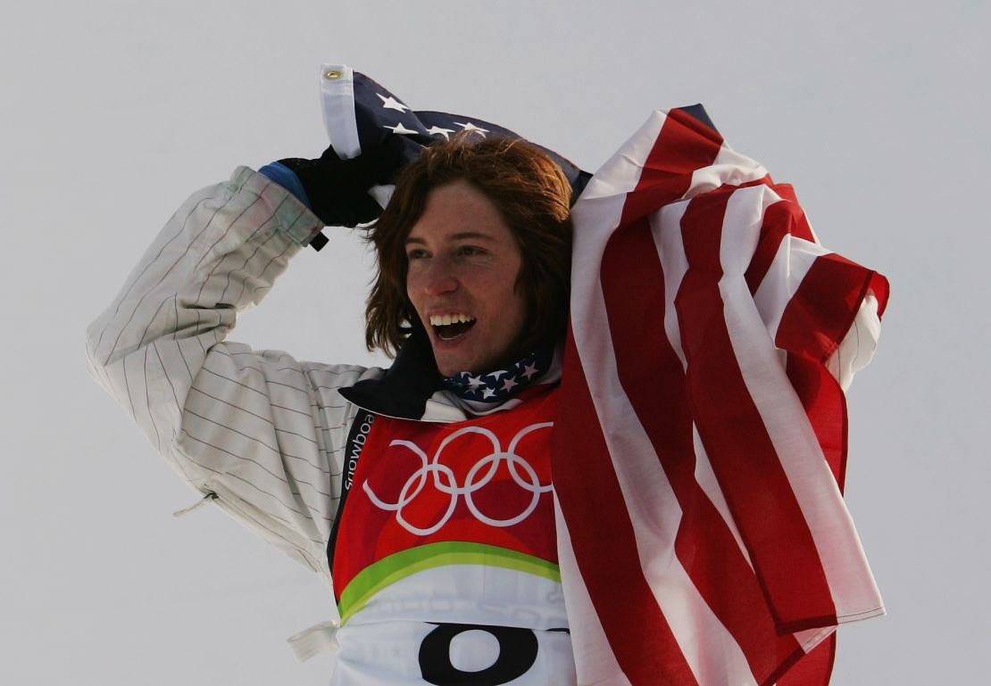 White's family were all in tears when he won gold in Turin - including his dad.