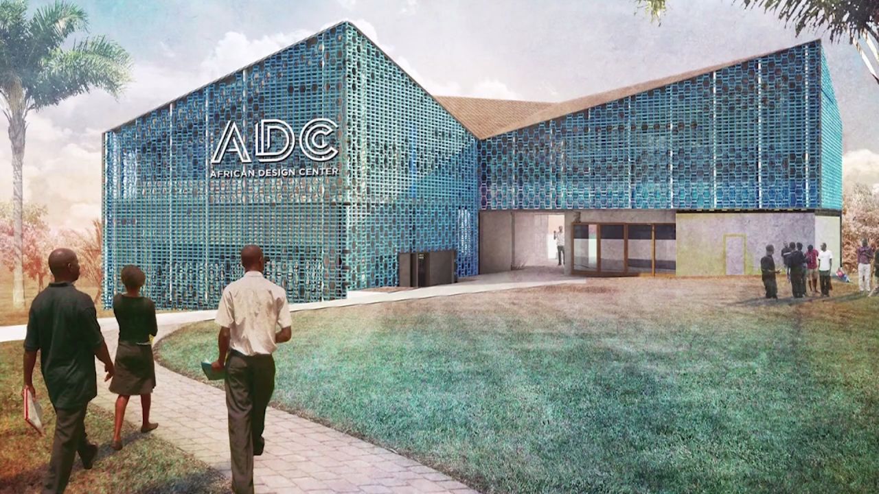 An early artist's rendering of the African Design Center from MASS Design Group, which will open its doors in Kigali, Rwanda, later this year. 