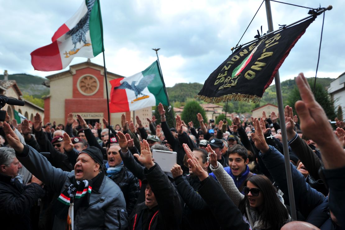 Far-right supporters regularly flock to Predappio.