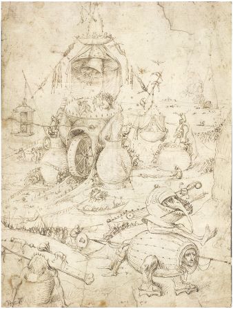 The exhibition includes the majority of Bosch's surviving drawings.