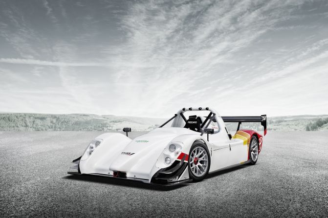 <br /><strong>Acceleration:</strong> 0-62 mph (0-100 kph) in 3.9 seconds<br /><strong>Top Speed:</strong> 158 mph (255 kph)<br /><strong>Horsepower:</strong> 469<br /><strong>Range:</strong> "I think at racing speed, if you say approx 50km it will be accurate," Alastair Moffitt of Toyota TMG told CNN. "Of course, it could potter about on the road for much longer, but that's not its purpose." <br /><strong>Did You Know? </strong>The TMG EV P002 holds the electric lap record on the legendary Nürburgring circuit in Germany with a time of seven minutes 22.329 seconds -- and is road legal!