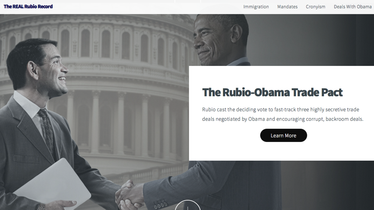 marco rubio obama flyer