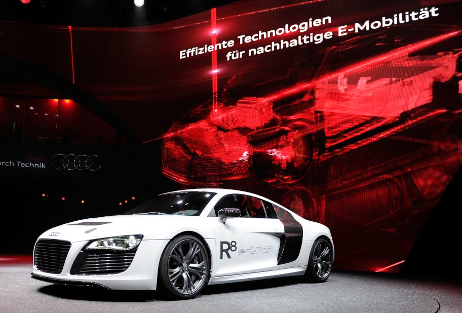 Like the Tesla S, the Audi R8 e-tron possesses both incredible speed and comfortable range. It's also self-driving, using laser scanners, video cameras and ultrasonic sensors.