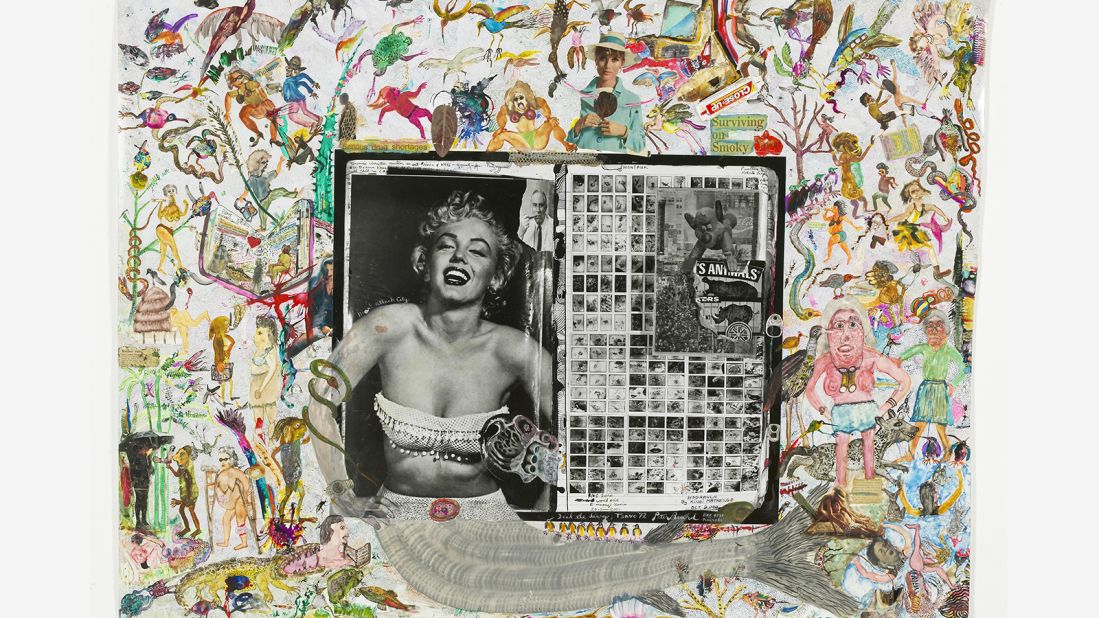Far from dimming her appeal, tributes to the star have continued in earnest after Monroe's death. "Dead Elephant Book Diary, Marilyn Monroe" was created by Peter Beard in 1971, nine years after her death due to an overdose of barbiturates.