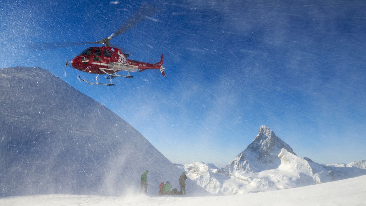<strong>Air Zermatt: </strong>Catch a lift above the roofs of the picturesque old town for a quick buzz of the Matterhorn before settling your skis into the summit of western Europe's second highest mountain, the Monte Rosa.
