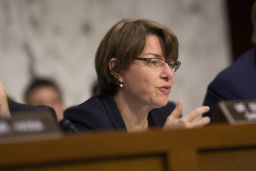 Minnesota Sen. Amy Klobuchar, whose daughter has allergies and requires an EpiPen