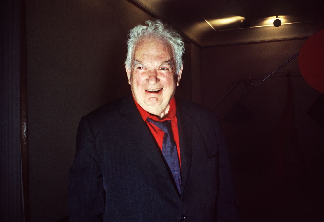 Alexander Calder in Paris in 1968