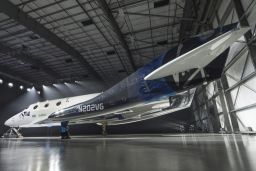 Virgin Galactic released images of its new spaceship.