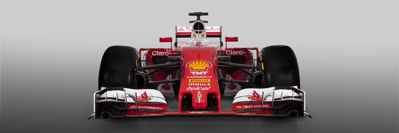 Ferrari reveals its new-look red and white racer in an online launch beamed across the globe from Italy. Team principal Maurizio Arrivabene set his intention for 2016: "We would like to fight for the world championship until the end."