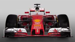 MARANELLO, ITALY - FEBRUARY 19: In this handout image supplied by Scuderia Ferrari, the team unveil their new SF16-H Formula One car for the 2016 FIA Formula One World Championship on February 19, 2016 in Maranello, Italy. (Photo by Scuderia Ferrari via Getty Images)