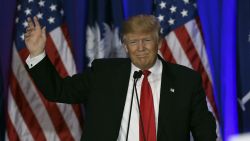 SPARTANBURG, SC - FEBRUARY 20: Republican presidential candidate Donald Trump speaks at his election night party February 20, 2016 in Spartanburg, South Carolina. The New York businessman won the first southern primary decisively.  (Photo by Spencer Platt/Getty Images)