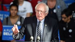 HENDERSON, NV - FEBRUARY 20:  Democratic presidential candidate Sen. Bernie Sanders (D-VT) gives a concession speech at the Henderson Pavilion on February 20, 2016 in Henderson, Nevada. Sanders lost to Democratic presidential candidate Hillary Clinton in the Nevada caucus.  (Photo by Ethan Miller/Getty Images)