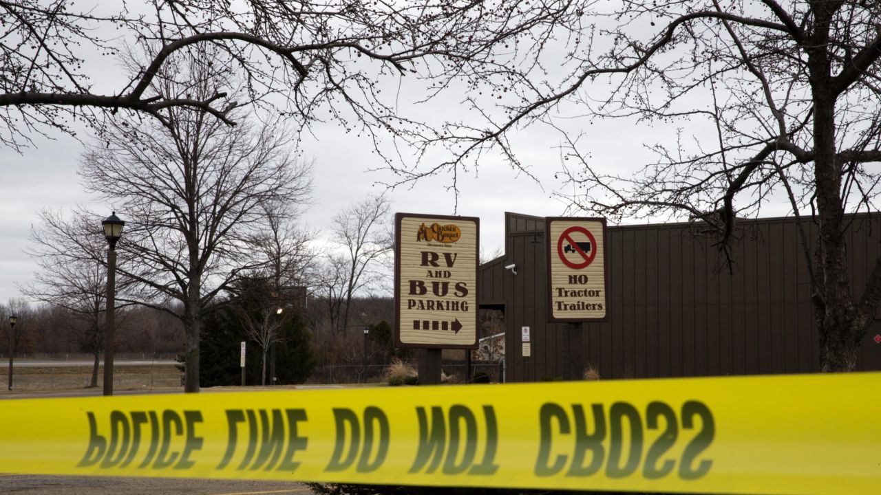 Four women were killed in the parking lot of this Cracker Barrel restaurant. 