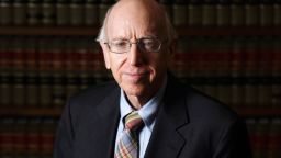 Federal Judge Richard Posner poses in his chambers in Chicago in 2012.