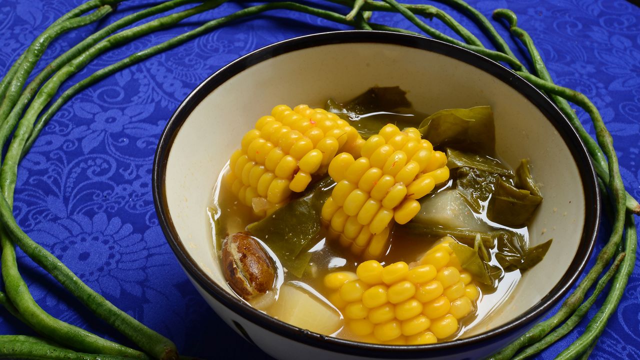 From West Java with love -- as well as melinjo, bilimbi and chayote, sayur asem is a refreshing soup.