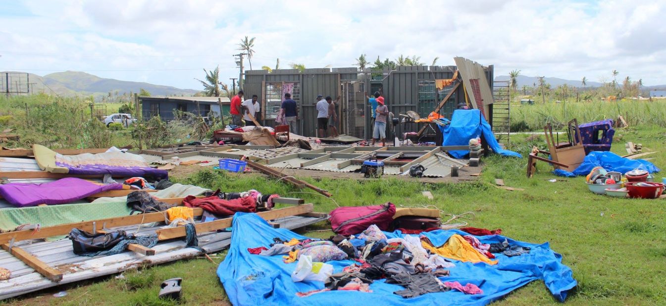 On Fiji's main island Viti Levu, most of the damage was sustained in the north and western areas, as seen in this image posted by the Fiji government on <a href="https://www.facebook.com/FijianGovernment/" target="_blank" target="_blank">Facebook.</a>