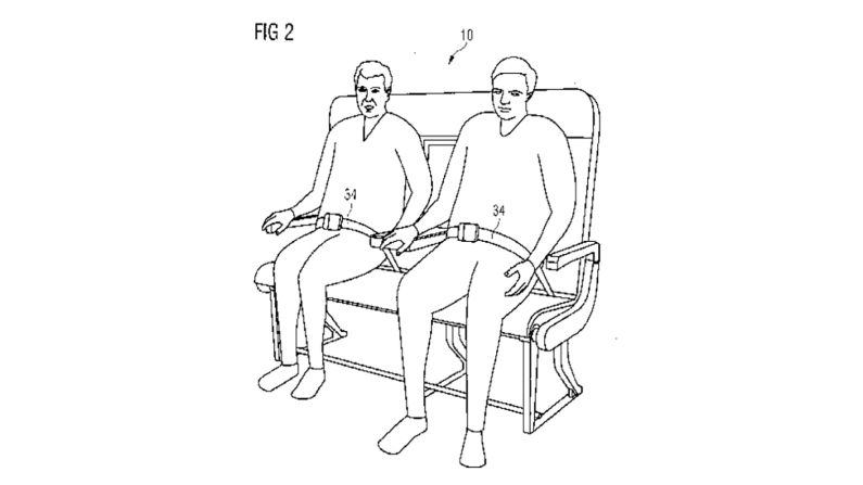 This month Airbus filed a patent for "a re-configurable passenger bench seat" to accommodate passengers of all sizes. 