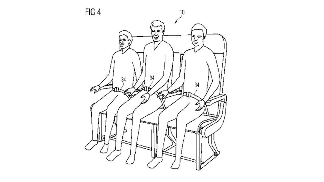 Adjustable, detachable seat belts would ensure that all passengers are locked in, regardless of their build. 