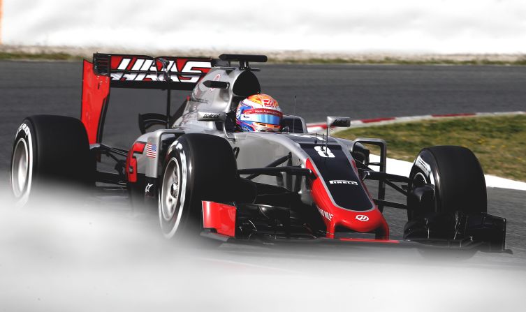 French racer Romain Grosjean -- who has 10 podiums in F1 --  is the first to run the rule over the car in winter testing. Haas has a technical agreement with Ferrari and, because of that, is not necessarily expected to be at the back during its first season.