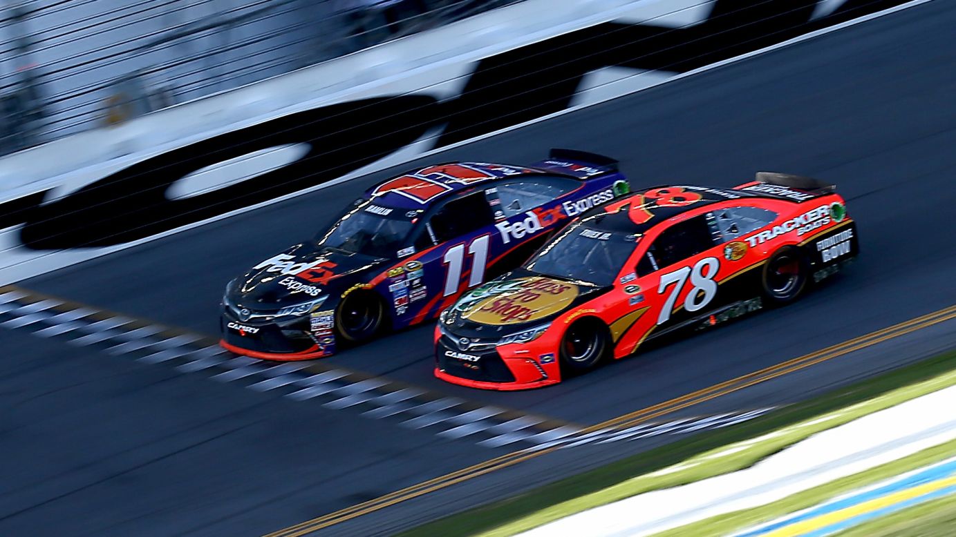Denny Hamlin edges Martin Truex Jr. to win the Daytona 500 on Sunday, February 21. Hamlin won by 0.011 seconds in what was <a href="http://bleacherreport.com/articles/2618491-daytona-500-2016-results-winner-standings-highlights-and-reaction" target="_blank" target="_blank">the closest finish in race history.</a>