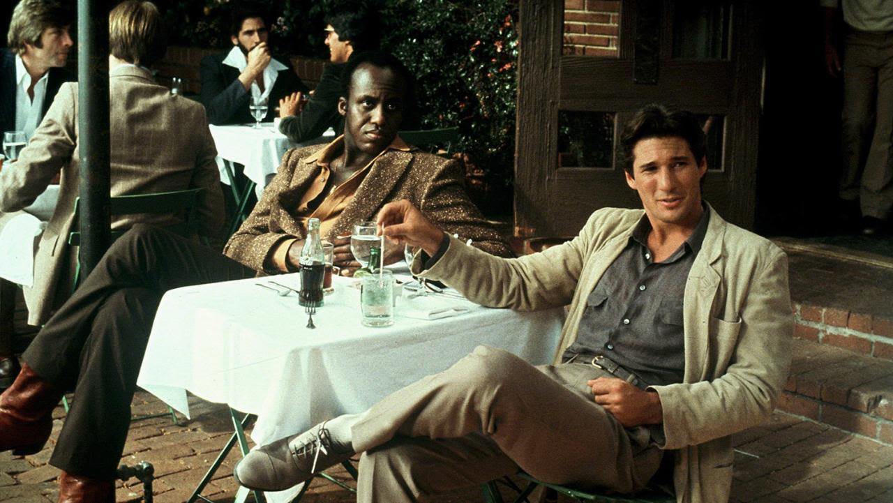 <em>For Richard Gere in American Gigolo</em> <br />From American Gigolo to Miami Vice, Giorgio Armani deconstructed the traditional man's suit, creating a more relaxed silhouette and heralding a look that would dominate mens tailoring in the 1980s.