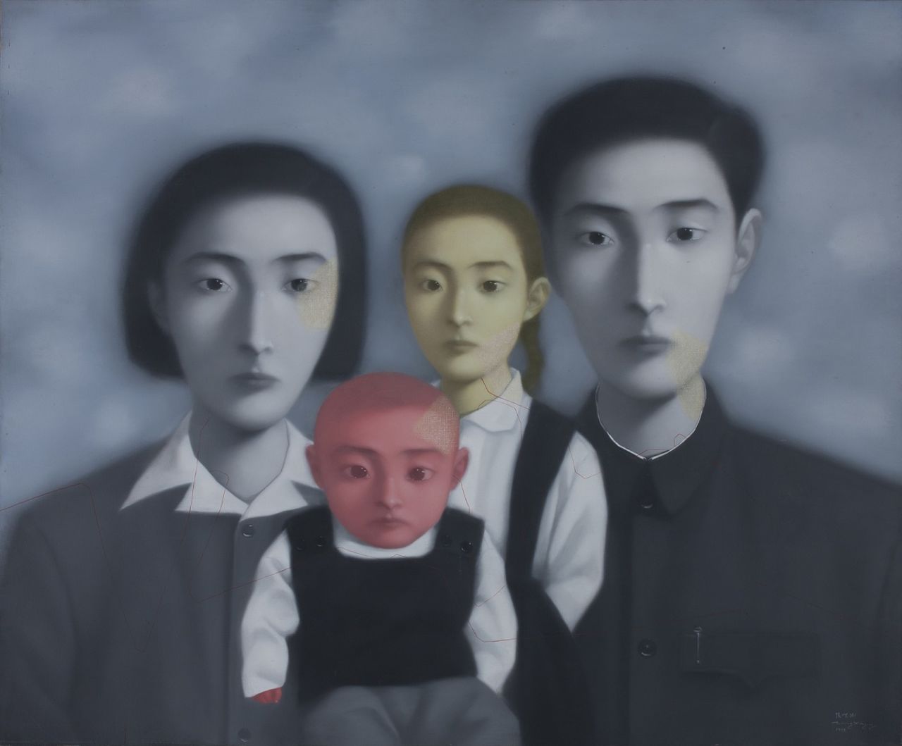 The second chapter features work produced between 1990-1999, and artistic practices during the post-Cold War era in China. Artists started to express cultural anxiety and began to explore more radical themes and techniques.