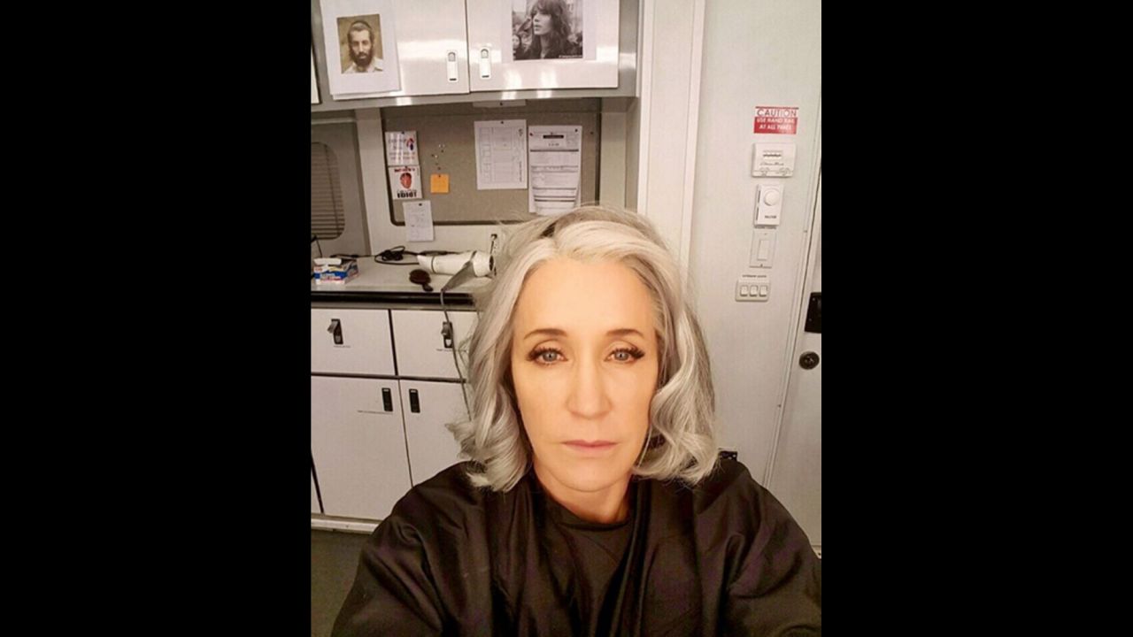"Figuring out the look for PRESENCE - you guys like?" actress Felicity Huffman <a href="https://www.instagram.com/p/BB75uynrmpw/?taken-by=felicityhuffman" target="_blank" target="_blank">asked her Instagram followers</a> on Thursday, February 18.