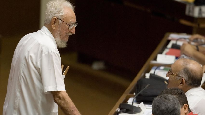 HAVANA, CUBA: The eldest of Fidel Castro's brothers Ramon "Mongo" Castro, 83, attends the 9th Session of Cuba's National Assembly, 29 June 2007, in Havana.         AFP PHOTO/Adalberto ROQUE (Photo credit should read ADALBERTO ROQUE/AFP/Getty Images)