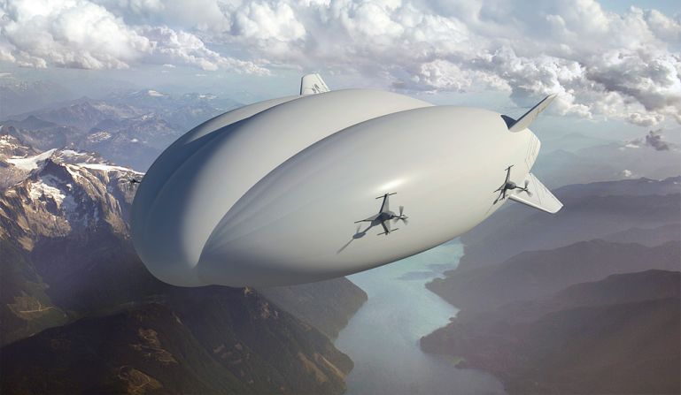 The Hybrid Airship from Lockheed Martin and Hybrid Enterprises is the product of 20 years of development. It can travel thousands of kilometers in a single journey, at speeds of up to 60 knots, the company says. 