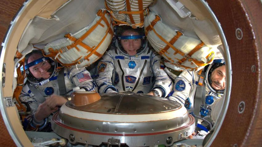 Well, this brings back distant memories. Seems like a year ago. Today's Sokol suit fit check. #YearInSpace