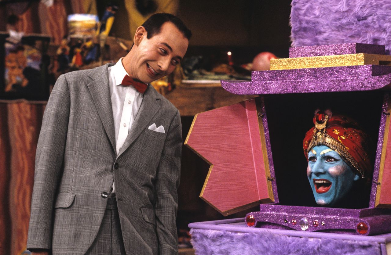 <strong>'Pee-wee's Playhouse':</strong> Pee-wee Herman, played by Paul Reubens, was unlike any TV character we'd seen before. Who <em>was </em>this guy? Was he a kid? An adult? It didn't matter -- he was full of surprises that kept us glued to his Saturday morning show. Airing on CBS from 1986-1990, "Pee-wee's Playhouse" was loved by kids, adults and critics, winning five Emmys. Like the show said: If you love it so much, why don't you just <em>marry</em> it?