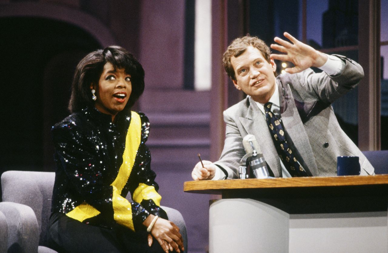 <strong>'Late Night with David Letterman': </strong>When David Letterman's talk show launched on NBC in 1982, he re-invented late night TV by introducing us to elevator races, freaky characters such as "The Guy Under The Seats," and something called the "Late Night Monkey Cam." For years, an alleged "feud" with Oprah Winfrey was a hot topic for gossip columnists and the subject of Letterman's jokes.