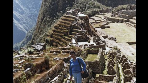 A diligent researcher, Butler visited the Peruvian Amazon (and Machu Picchu, seen here) to study insects and plant life for a series about alien abduction and seduction. 