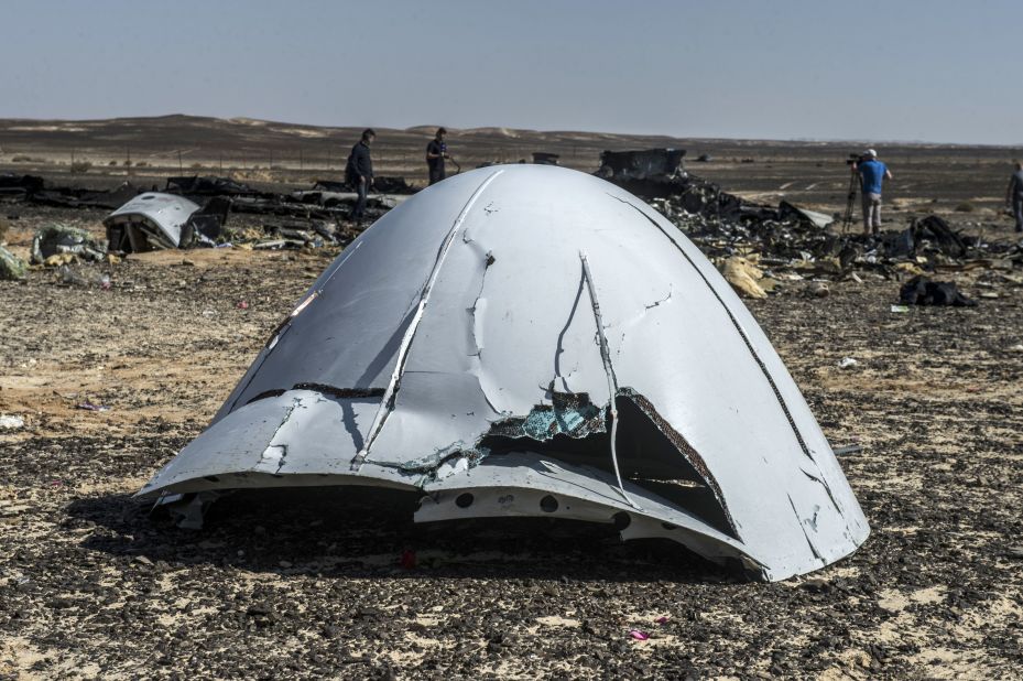 Metrojet Flight 9268 <a href="http://www.cnn.com/2015/11/02/africa/russian-plane-crash-egypt-sinai/index.html" target="_blank">crashed in Egypt's Sinai Peninsula </a>after breaking apart in midair in October 2015. All 224 people on board the plane were killed. The plane was en route to St. Petersburg, Russia, from the Red Sea resort of Sharm el-Sheikh.