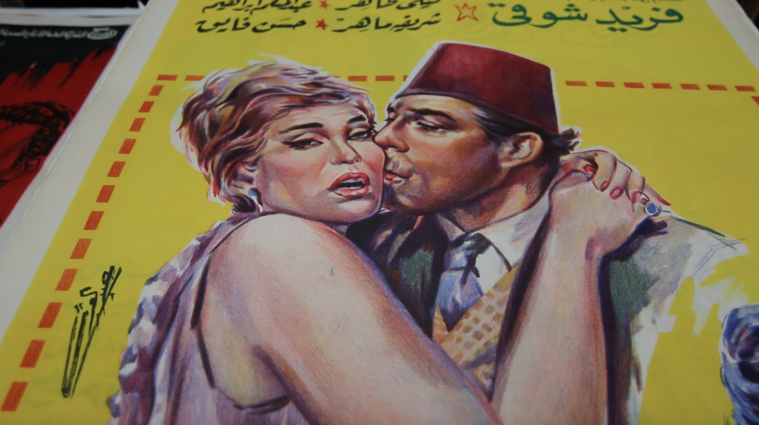 Abboudi Abou Jaoude has collected 20,000 vintage Arab movie posters in his archive in Beirut. <br />