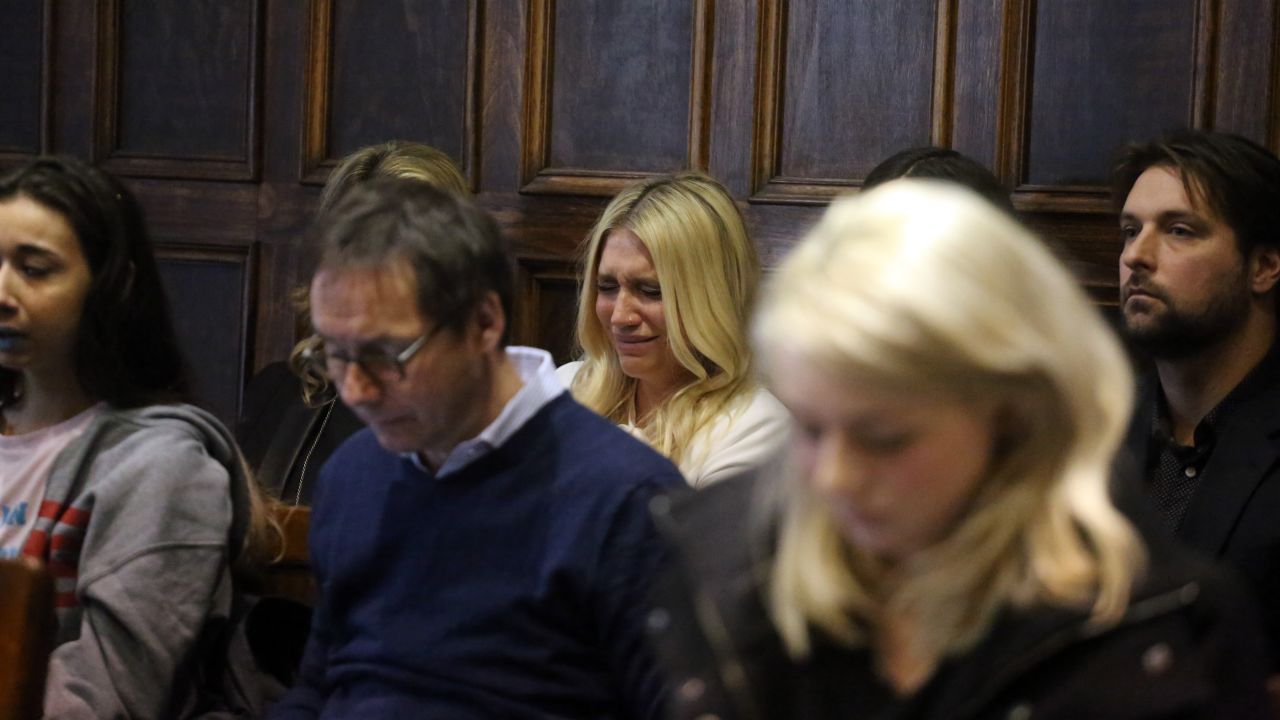 Kesha cries Friday, February 19, as a New York Supreme Court judge <a href="http://www.cnn.com/2016/02/20/entertainment/kesha-dr-luke-lawsuit-injunction-support-feat/" target="_blank">denied an injunction</a> that would have allowed the singer to make music outside her six-album contract with Kemosabe Records. In 2014, Kesha filed suit against the record label's megaproducer, Dr. Luke, accusing him of emotional and sexual abuse. Dr. Luke (Lukasz Gottwald) has vigorously denied the allegations, and he countersued Kesha, her mother and manager for defamation and breach of contract.