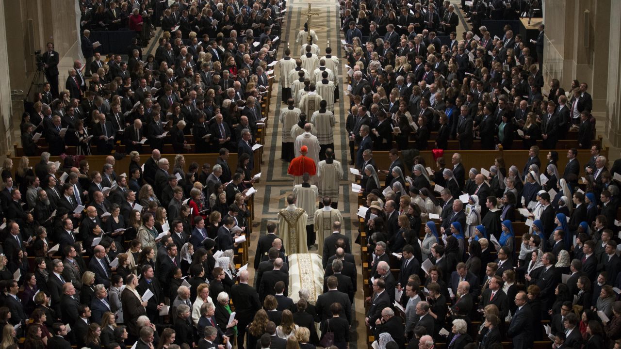 The <a href="http://www.cnn.com/2016/02/19/politics/gallery/justice-scalia-memorial/index.html" target="_blank">funeral Mass</a> for Supreme Court Justice Antonin Scalia takes place in Washington on Saturday, February 20. Scalia, the court's leading conservative voice, died at the age of 79.