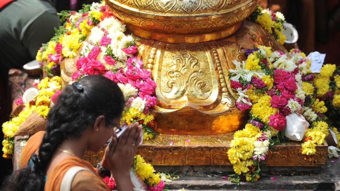 Most devotees visiting the Chilkur Balaji temple near Hyderabad, India are hoping to be granted visas for overseas travel.