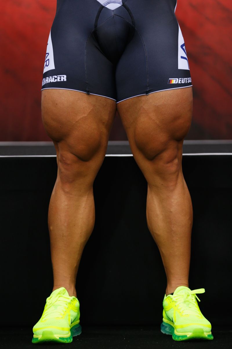 Cyclist big online legs