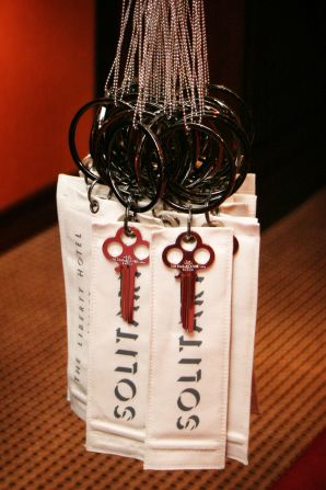 The Liberty enjoys poking fun at its notorious past -- the building was formerly the site of the Charles Street Jail. In keeping with the jailhouse theme, the hotel uses tags that read "solitary" (complete with jailers' keys) in place of traditional Do Not Disturb signs. 