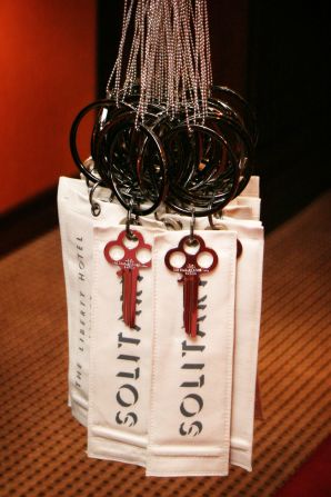 The Liberty enjoys poking fun at its notorious past -- the building was formerly the site of the Charles Street Jail. In keeping with the jailhouse theme, the hotel uses tags that read "solitary" (complete with jailers' keys) in place of traditional Do Not Disturb signs.
