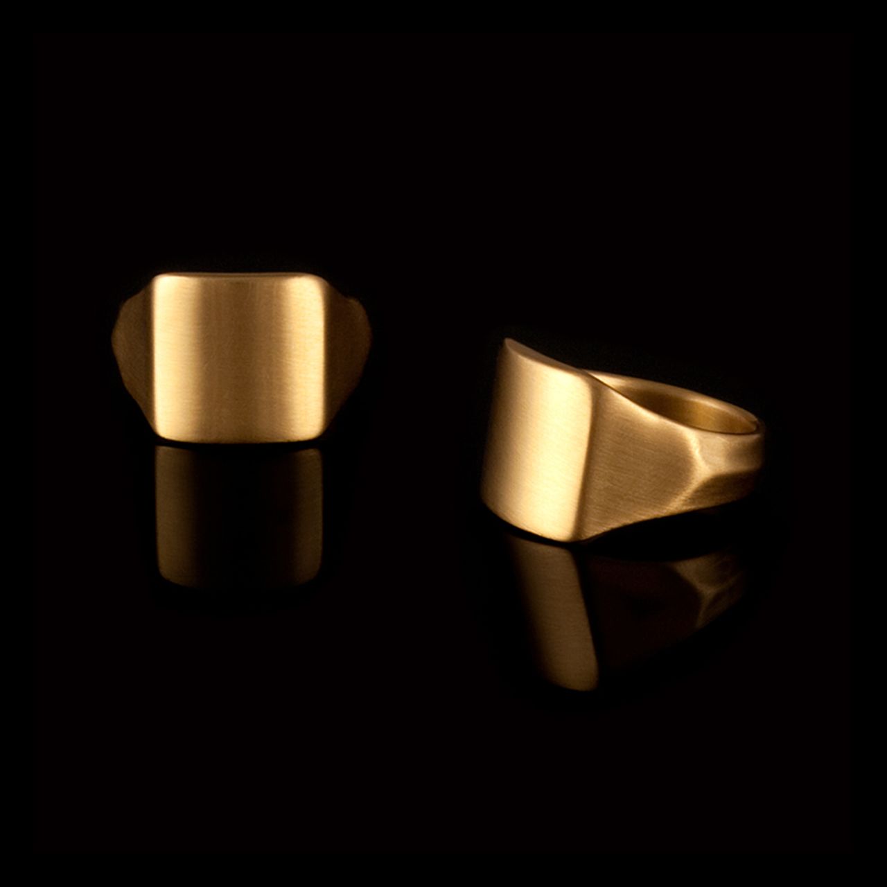 "Easily the 'hero' piece of our collection, Metal for Men, this ring, The Dave, was named after Todd's dad who stacked his wedding band behind his signet ring. Available in 18-karat or 20-karat gold, and in platinum, The Dave is strong, sculptural and luxe. It looks great alone or piled-up with one of our bands, allowing guys to join in the fun." -- Todd Vladyka and Jim Hinz, Founders of <a href="http://editionsdere.com/" target="_blank" target="_blank">Editions De Re </a>