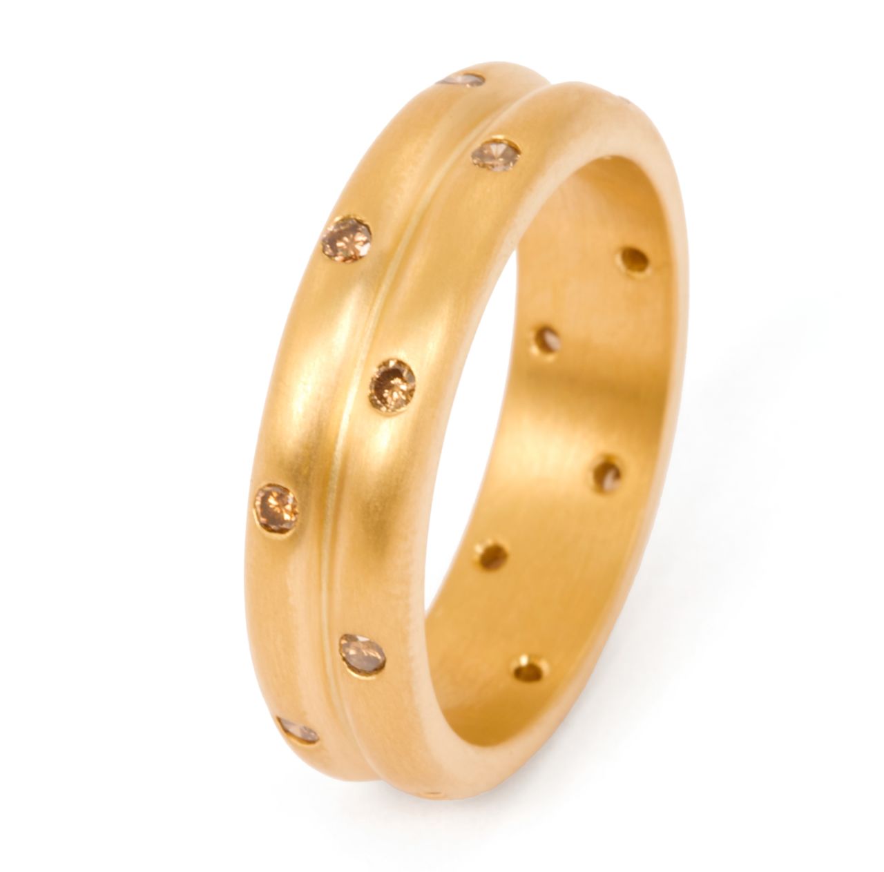 "Men's engagement rings are increasingly popular. We have a number of designs that fill this category, depending on the individual. Some men want a ring with a central stone, and some men prefer a band. <br />"Either way, our intent is to make this a special and significant piece. Often the look is clean, bold and modern, but with a flourish that makes it special." -- Andrew Schloss, Creative Director of <a href="http://www.reinsteinross.com/" target="_blank" target="_blank">Reinstein/Ross, Goldsmiths</a>