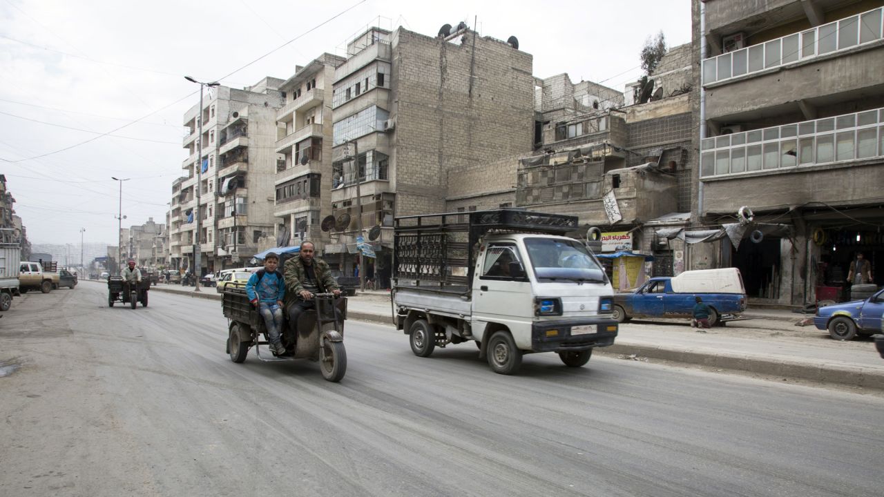 Streets of Aleppo are relatively quiet on Saturday, February 27, after a temporary ceasefire takes effect. Sporadic violence between militants and some rebel groups was reported around the country, but it appeared to have diminished significantly.