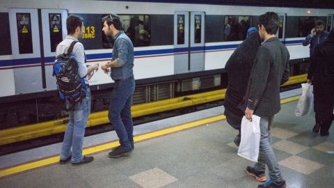 The system transports nearly 2 million people per day, according to the Tehran Urban & Suburban Railway Operation Co.
