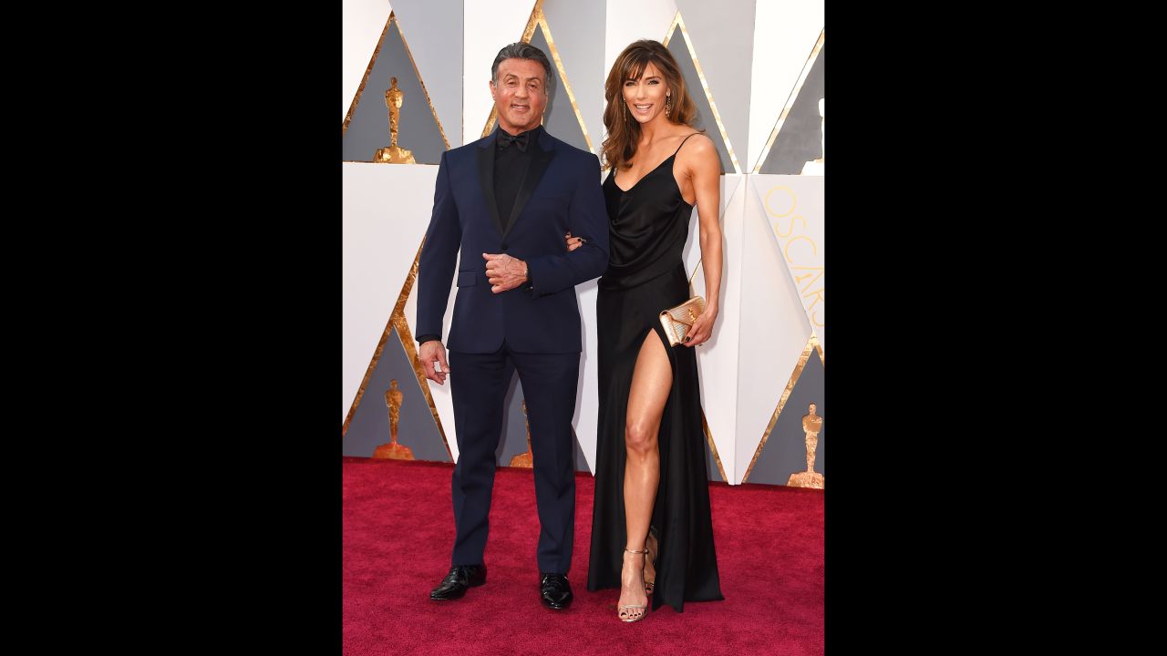 Sylvester Stallone and Jennifer Flavin