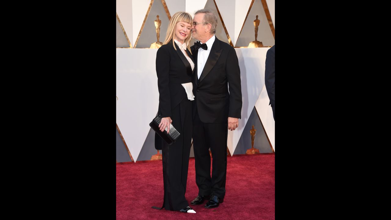 Kate Capshaw and Steven Spielberg
