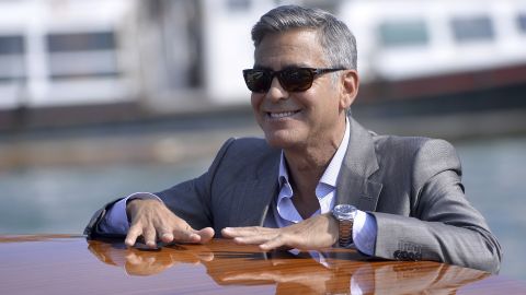 One signature of George Clooney's look is his salt-and-pepper hair. In a recent interview with <a href="http://www.bbc.co.uk/programmes/p02ryvl0" target="_blank" target="_blank">BBC Radio</a>, Clooney said he will never dye his hair to fight off the appearance of aging. Click through our gallery to see more famously gray-haired celebrities.