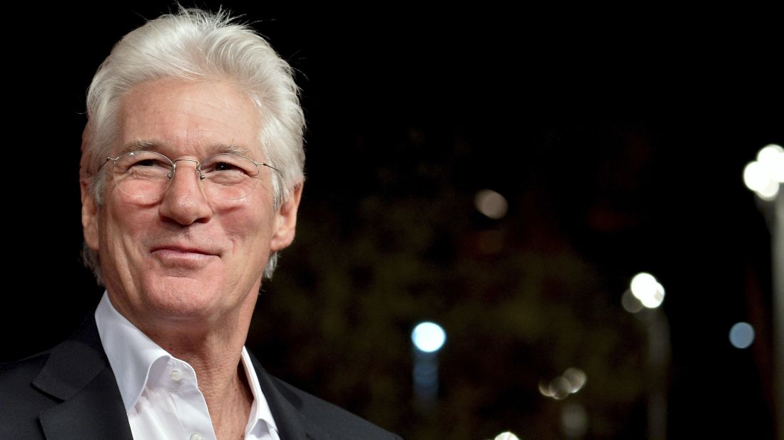 Actor Richard Gere, 66, has never been a fan of dying his hair, which started to go gray when the actor was married to model Cindy Crawford during the early '90s. 